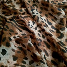 Ткань Шифон леопард